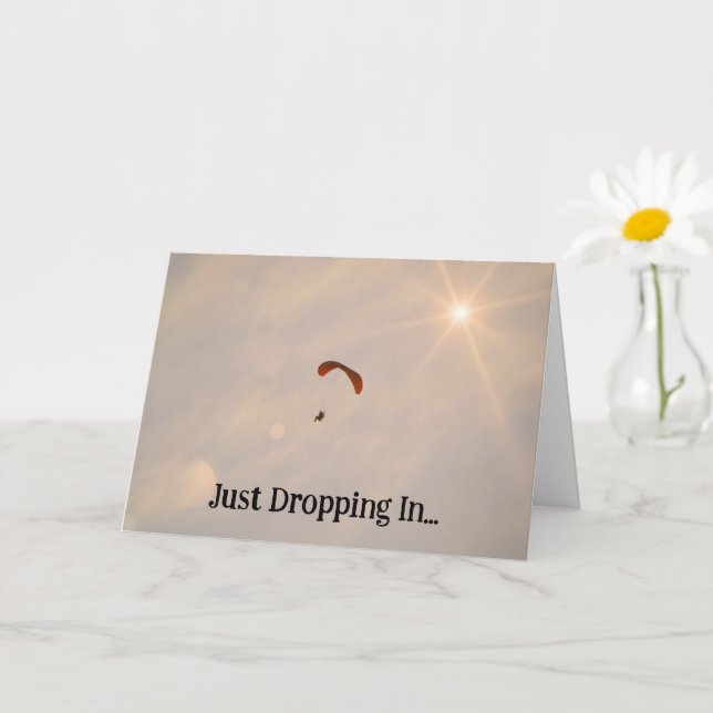 Carte Paraglider Sky viens de déposer et Hi Card (Petite plante)