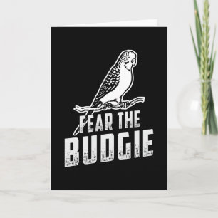 Carte Parakeet Lover Craignent Le Budgie Budgerigar Budg