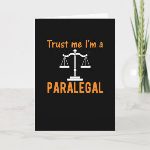 Carte Paralegal Gift Avocat et juriste