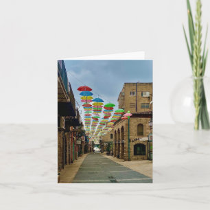 Carte Parapluie arc-en-ciel