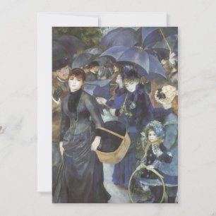 Carte Parapluies par Pierre Renoir, Impressionnisme Vint