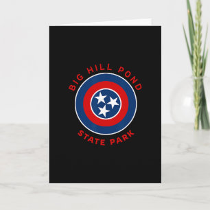 Carte Parc d'État Big Hill Pond Tennessee Flag Tn Vacanc