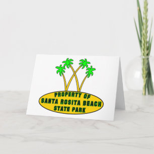 Carte Parc d'état de plage de Père Noël Rosita