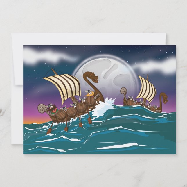 Carte Parc d'invasion Viking (Devant)