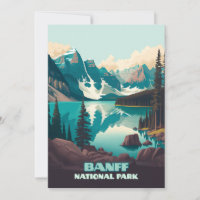 Parc national Banff Moraine Lac Retro