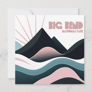 Carte Parc national Big Bend Colour Hills