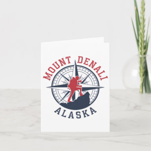 Carte Parc national de Denali Alaska Randonnée Camping V