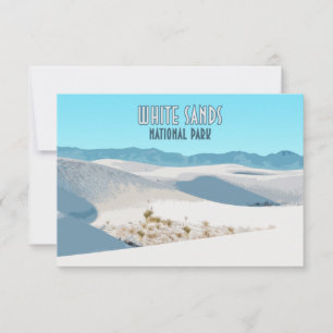 Carte Parc national de White Sands Nouveau Mexique