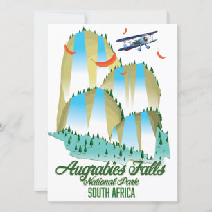 Carte Parc national des chutes d'Augrabies Afrique du Su