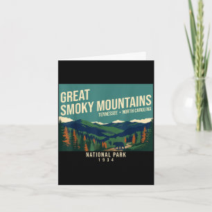 Carte parc national des Great Smoky Mountains Tennessee