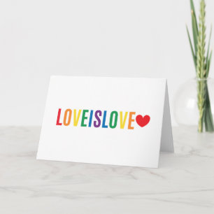 Carte Parce que l'amour est l'amour