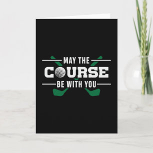 Carte Parcours Soyez Avec Vous Golf Golfing Funny