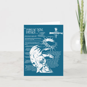 Carte Pardonne-leur Père Anime Jésus Croix Tee