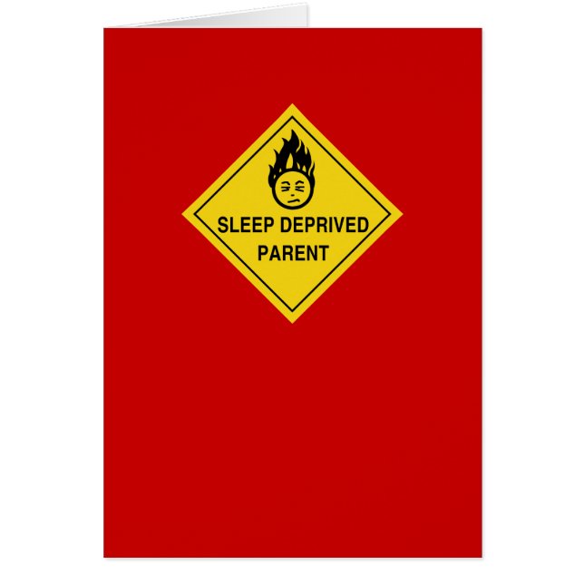 Carte parent privée du sommeil (Devant)
