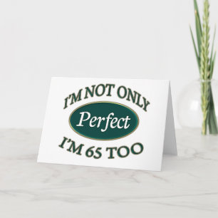 Carte Parfait 65 Ans