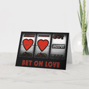 Carte Parier sur l'amour