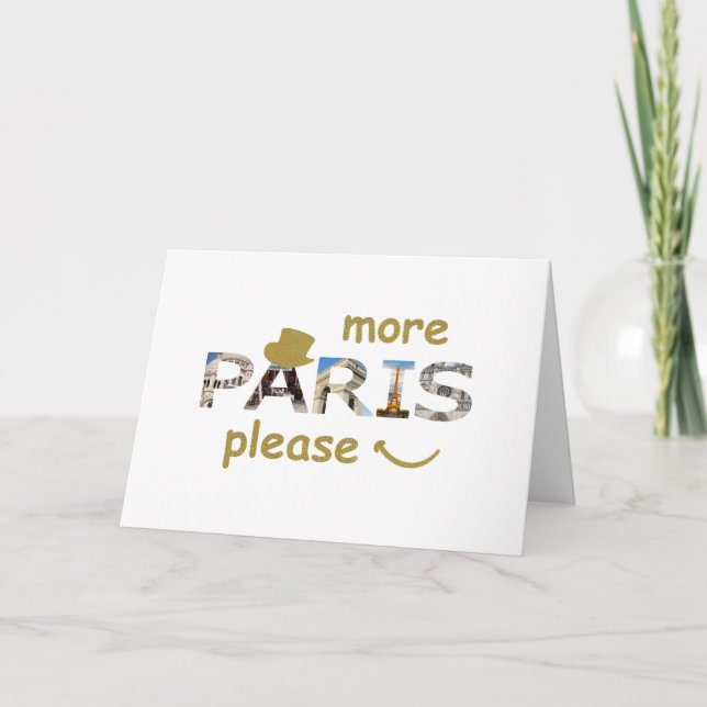 Carte Paris Attractions Plus Paris S'il vous plaît Parti (Devant)