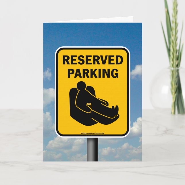 Carte Parking réservé (Devant)
