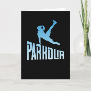 Carte Parkour Freerunner Athlète de course libre