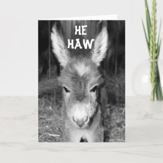 CARTE PARLER À DONKEY HEW HAWS HAPPY BANTHDAY WISHHES