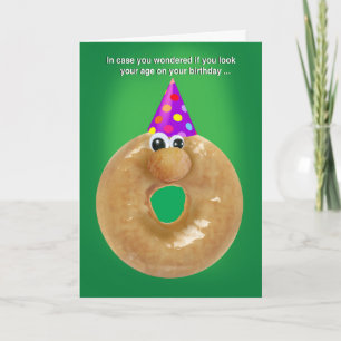 Carte Parler de beigne d'anniversaire