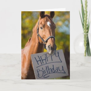 Carte **PARLER DE CHEVAL** REMERCIER" POUR "40e" ANNIVER