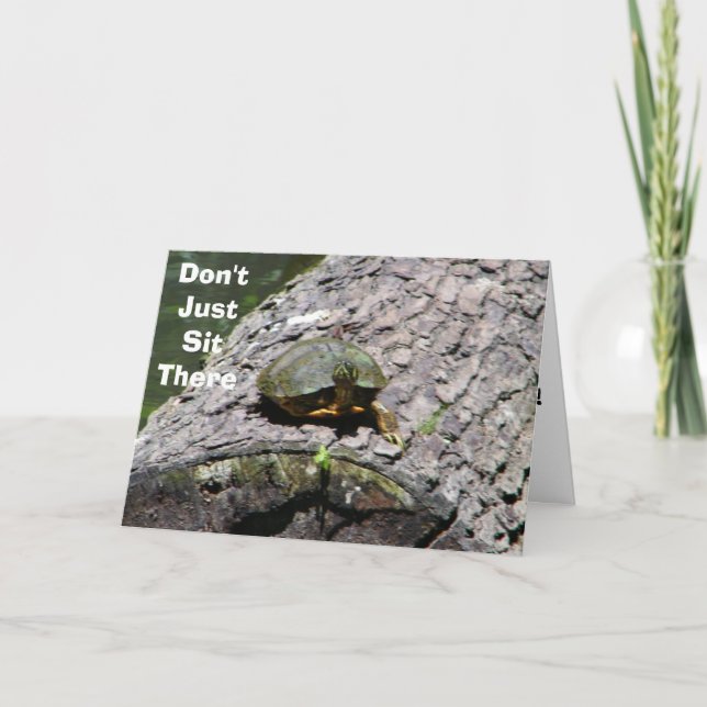 CARTE PARLER DE TURTLE-NE VOUS ASSEZ PAS SEULEMENT LÀ, J (Devant)