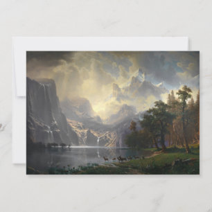 Carte Parmi la Sierra Nevada, CA Albert Bierstadt