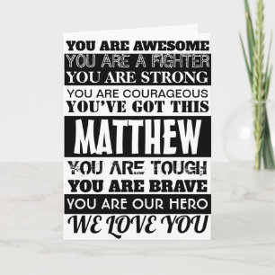 Carte Paroles D'Encouragement S'Apprécient Bientôt Noir 