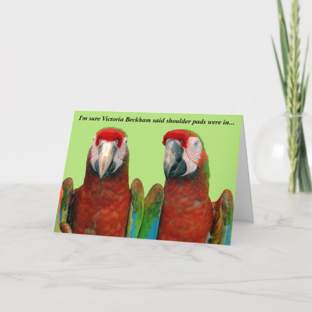 Carte Parrot Valentine 004 (Devant)