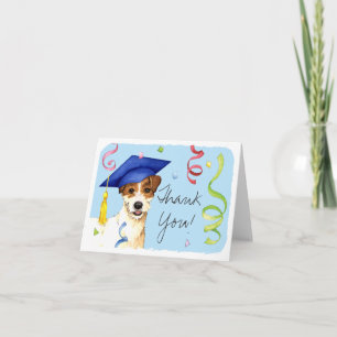 Carte Parson Russell Terrier Diplômé