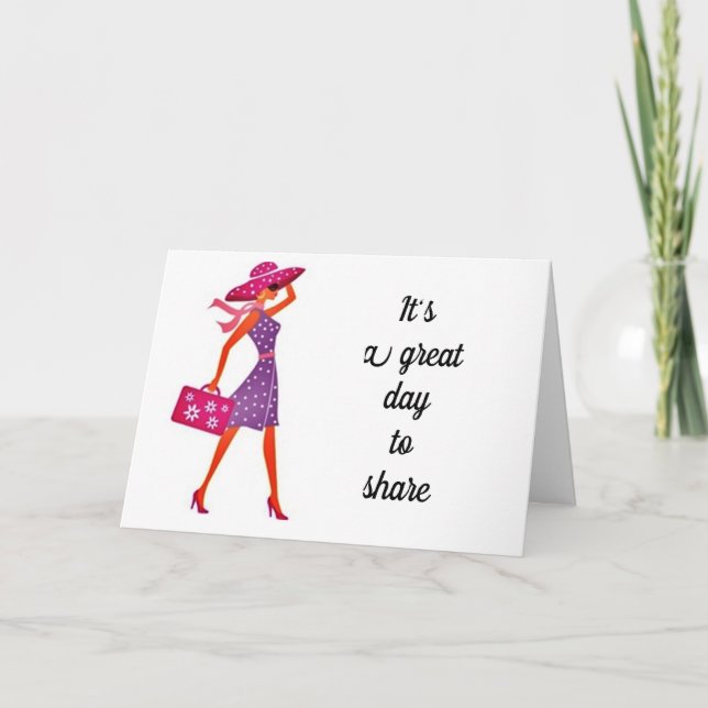 CARTE **PARTAGER UN ANNIVERSAIRE AVEC VOUS** FILLE D'ANN (Devant)