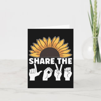 Carte Partagez Les Prix Love Asl American Sign Language