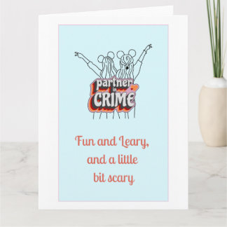 Carte Partenaires dans le crime, Bestie Funny Galantine