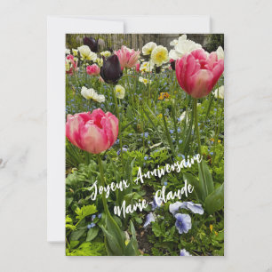 Carte Parterre de fleurs