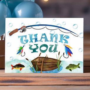 Carte Parti à la pêche o-fish-iellement anniversaire mer