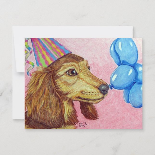 Carte Parti Dachshund (Devant)