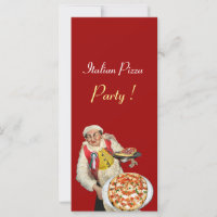 PARTI PIZZA ITALIEN, PIZERIA, rouge, noir