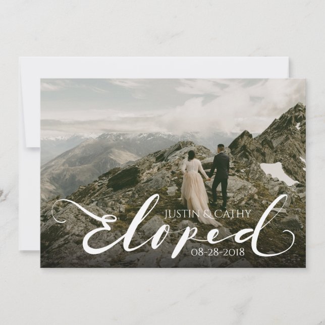 Carte Parti post-Faire-part du mariage des Mariages élus (Devant)