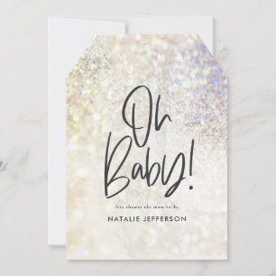 Carte Parties scintillant brillant classe oh bébé! douch