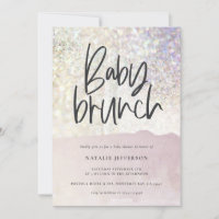 Parties scintillant de brunch pour bébé brillant c