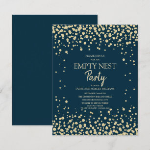 Carte Parties scintillant Diamond Or de la marine Partie