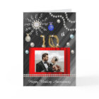 Parties scintillant d'or Diamond Gem 10e anniversa