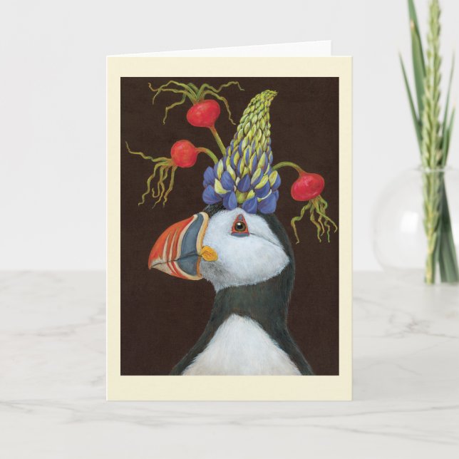 Carte Party Puffin (Devant)