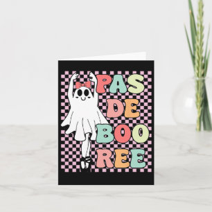 Carte Pas De Boo-ree Drôle Vintage Style Rétro 70s 80s H