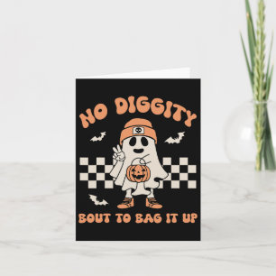 Carte Pas De Bout De Diggity Pour L'Enfoncer Ghost Hallo