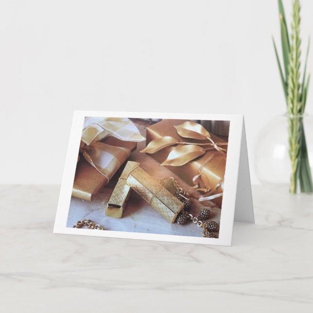 CARTE PAS DE CADEAUX POUR MOI "JUSTE VOUS ET MOI SOUS MI (Devant)