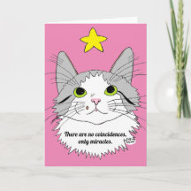 Pas de coïncidences, seulement Miracles Cat Grey C