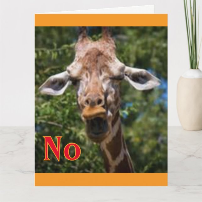 Carte Pas de girafe (Devant)