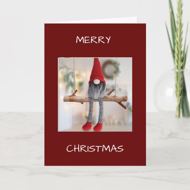 CARTE PAS D'ENDROIT COMME CHEZ SOI/NOËL D'UN GNOME (Devant)